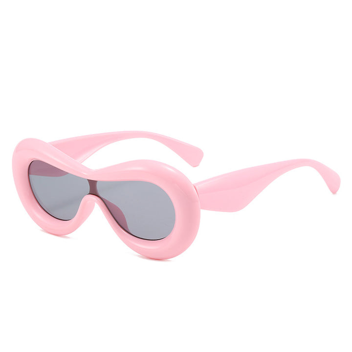 Damer futuristisk øyemaske solbrille Skanto