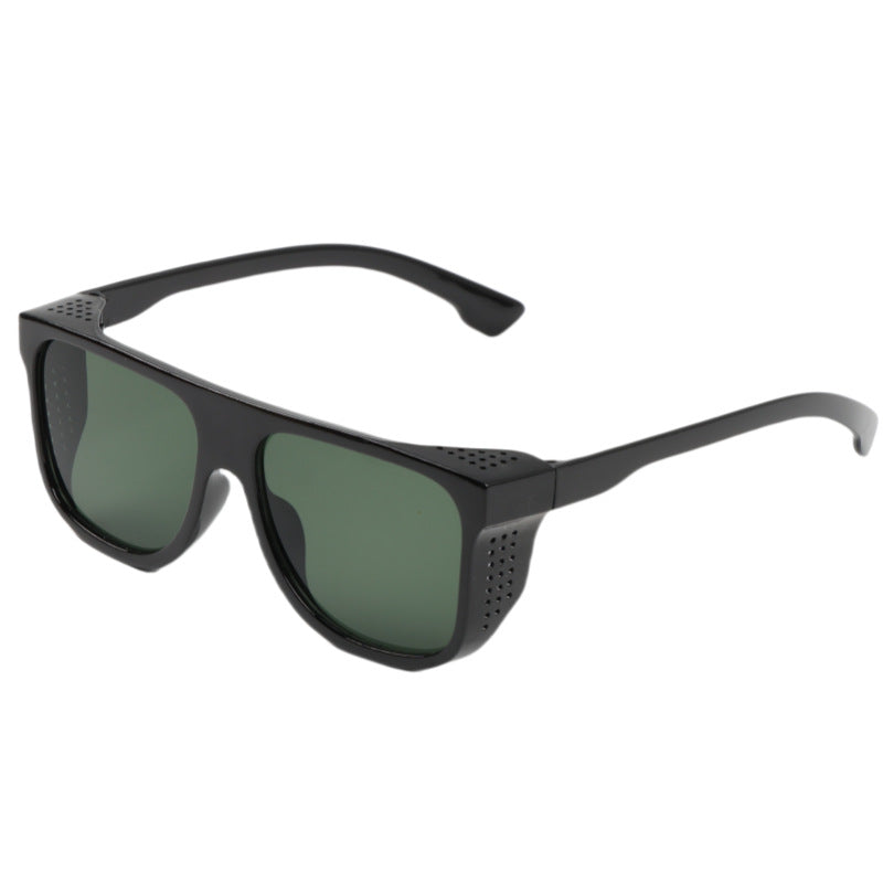 Dame moterik oversized solbrille med unik aksent Skanto