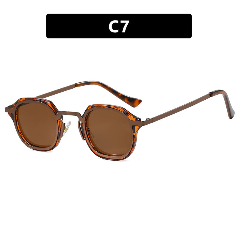 Dame firkantet solbrille med unikt design og UV-beskyttelse Skanto