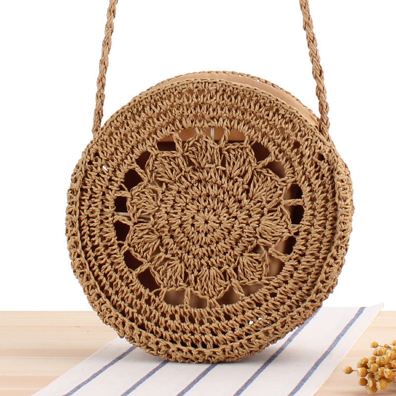 Rund Makramee Crossbody Bag Skanto