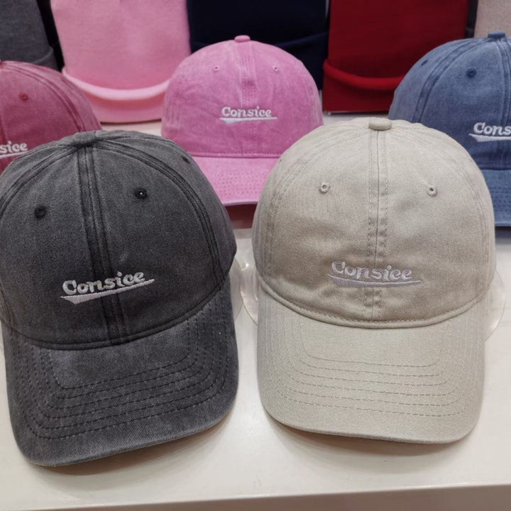 Herres Slitt Justerbar Denim Baseball Cap Skanto