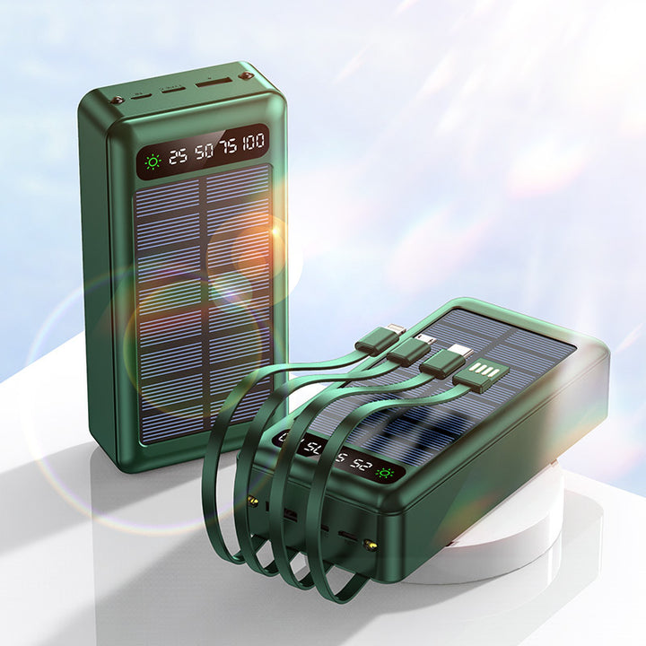 Solar-Powerbank med flere hurtigladingsfunksjoner Skanto