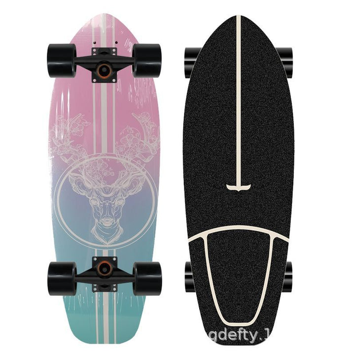 Kunstnerisk Løve Design Skateboard Skanto