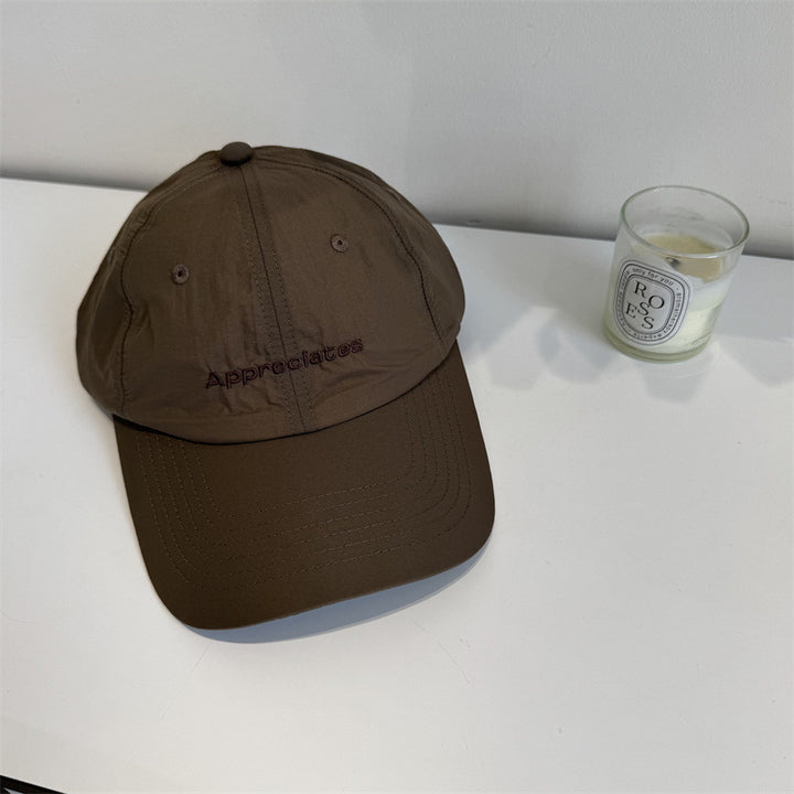 Kvinners Fritid Justerbar Lærred Caps Skanto