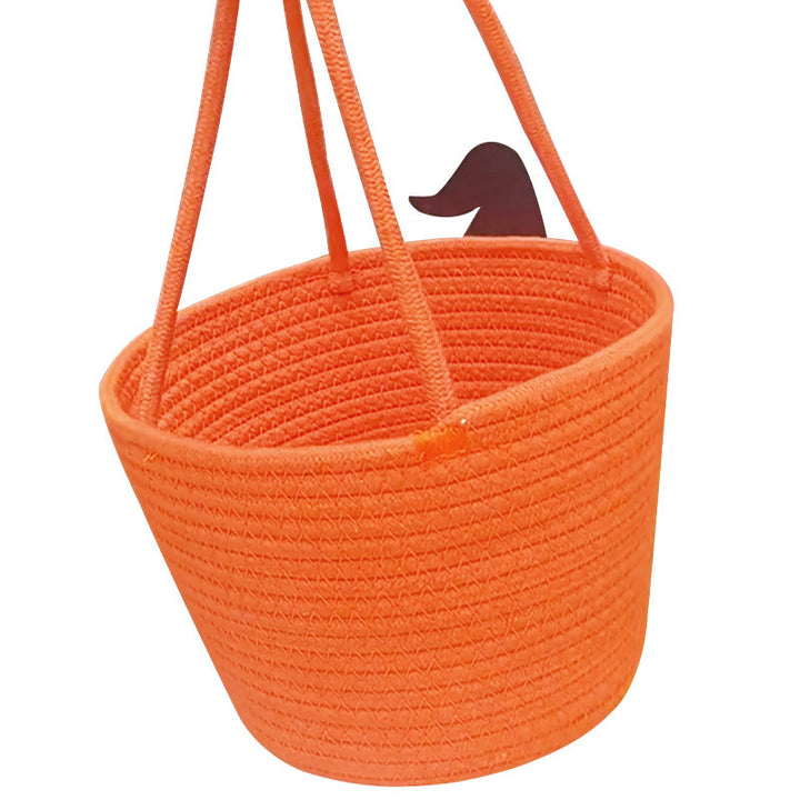 Dame Halloween Kurv med heksehatt-motiv Skanto