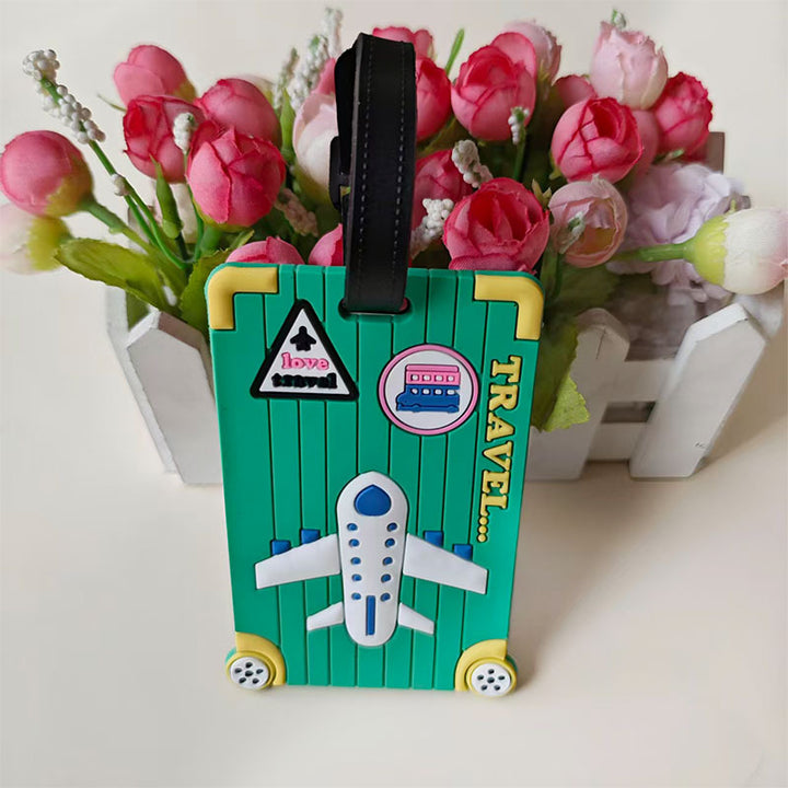 Unisex Bagasjelapp med kreativt reise-motiv Skanto