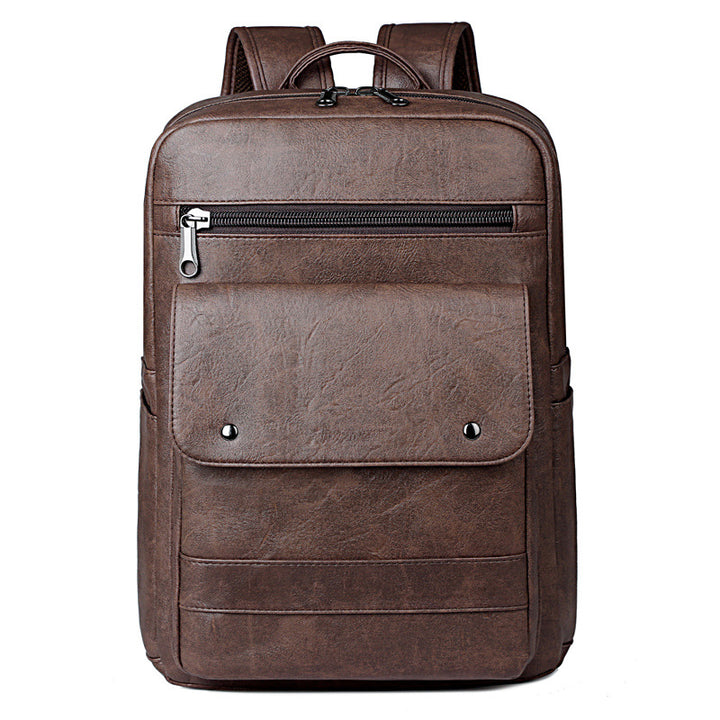 Vintage-Leder Ryggsekk Skanto