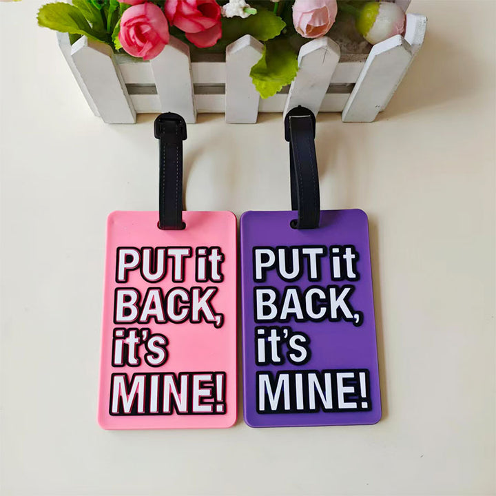 Unisex Playful Statement Luggage Identifier Skanto
