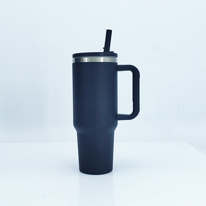 Dame Isoleringsbecher med robust håndtak og sugerør Skanto