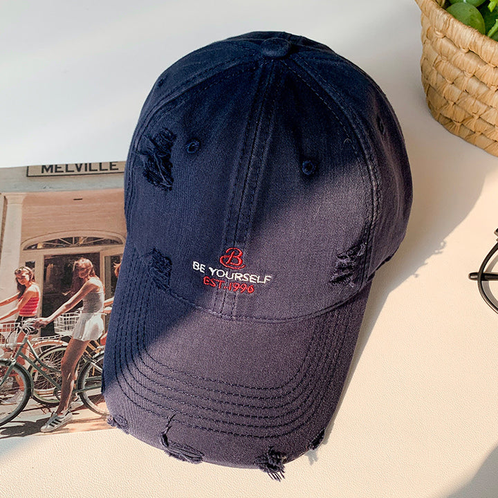 Kvinne Slitt Casual Baseball Caps Skanto