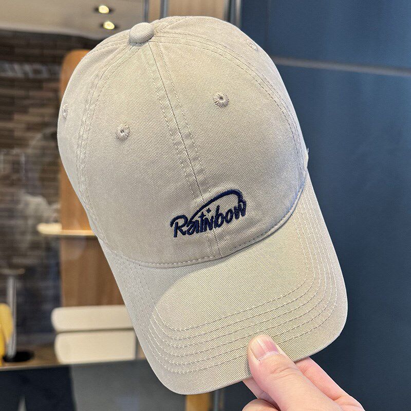 Unisex Bordet Bomull Baseball Cap Skanto