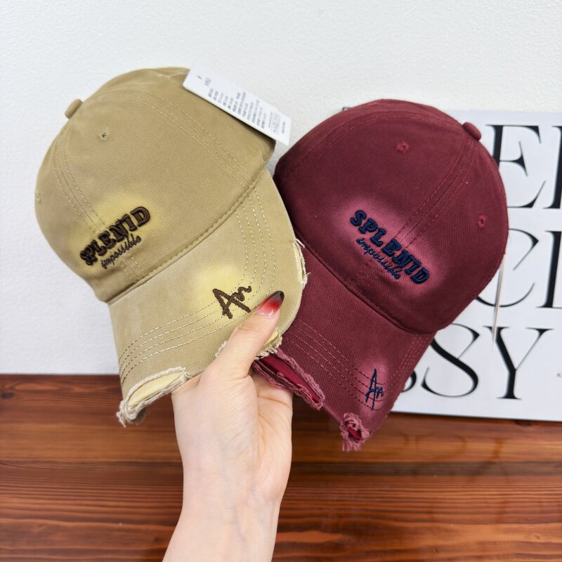 Kvinne Slitt Grafisk Baseball Caps Skanto
