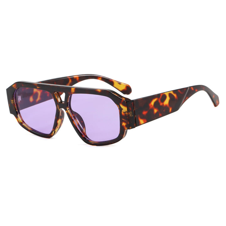 Dame solbrille med iøynefallende oktagon-design og UV-beskyttelse Skanto