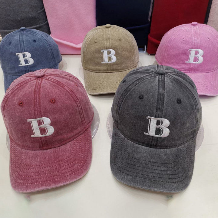Kvinne Slitt Kato Baseball Caps med Bokstav Broderi Skanto