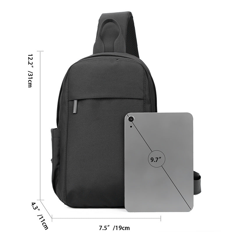 Kompakt Slank Sling Ryggsekk Skanto
