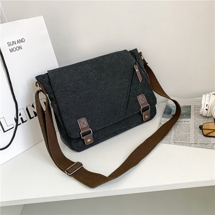 Multifunksjonell messenger bag med justerbar skulderrem Skanto