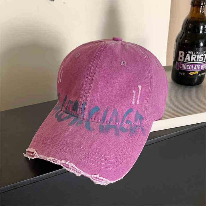 Unisex Slittet Grafisk Pappa Hatt Skanto