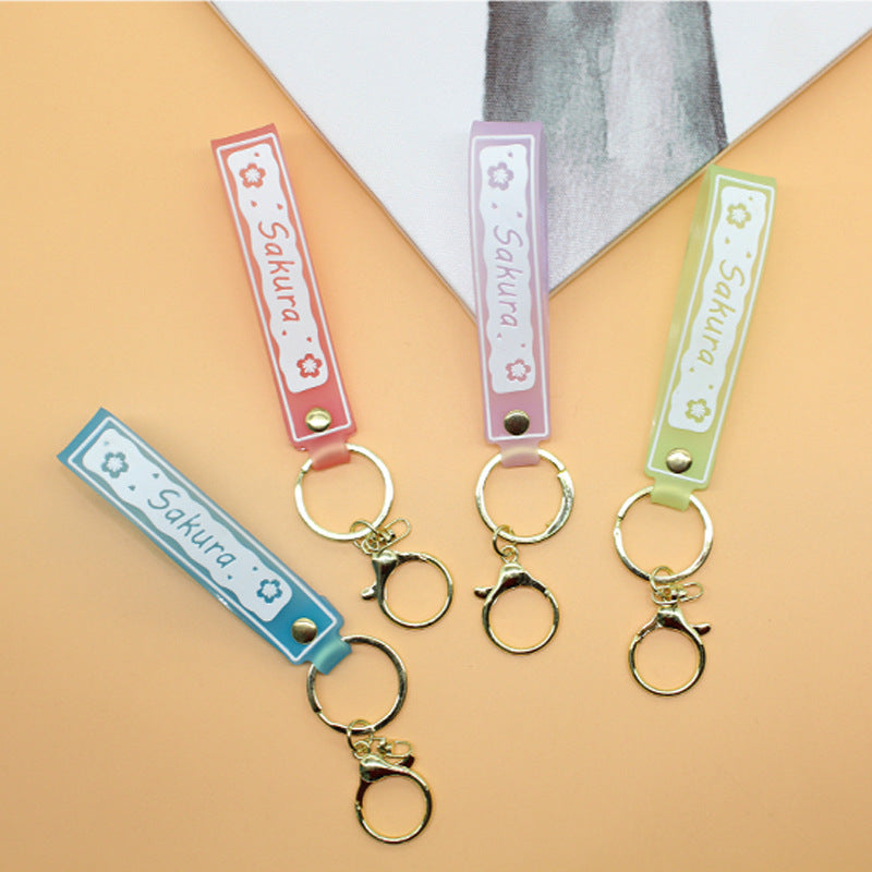 Unisex nøkkelring med blomstret design Skanto