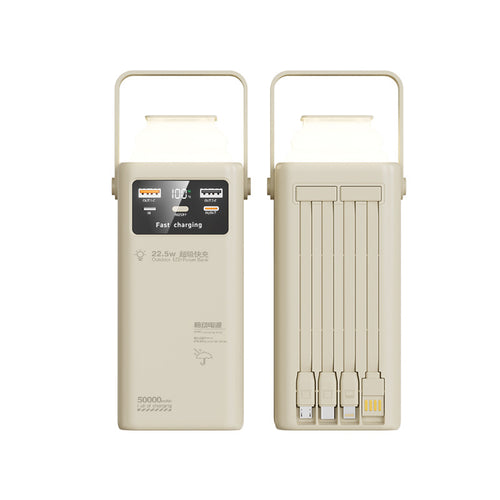Multifunksjonell Powerbank med LED-belysning Skanto