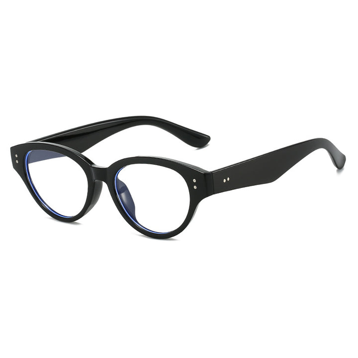 Dame Cat-Eye solbriller med retro-inspirert rammestruktur Skanto