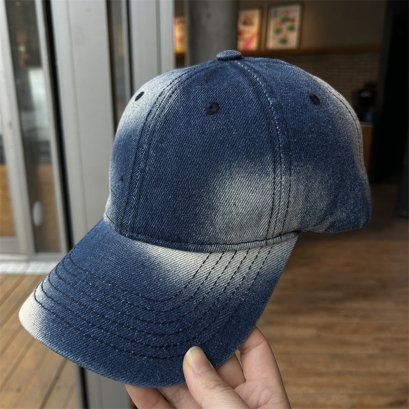 Kvinnens slitte denim baseball-caps Skanto 1784083710