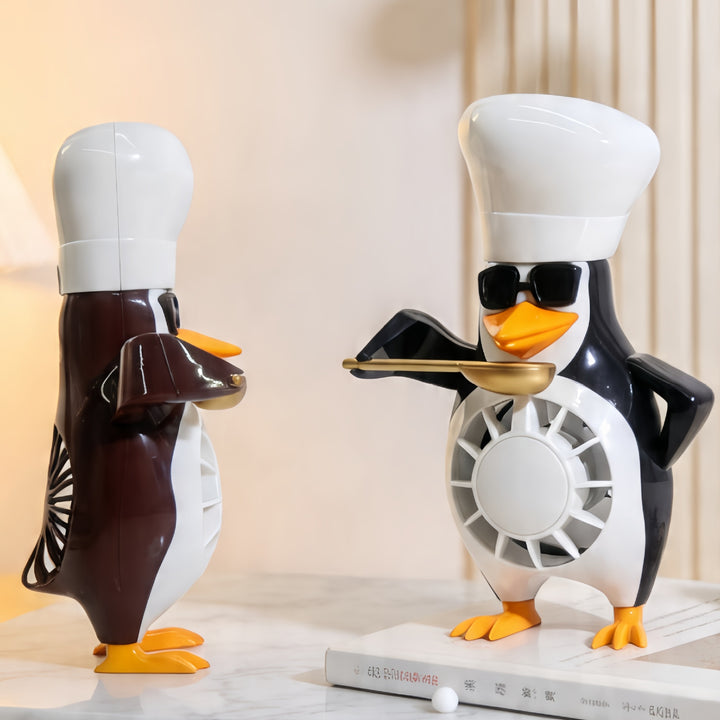 Damer kreativ bordvifte i søtt pingvin-design Skanto
