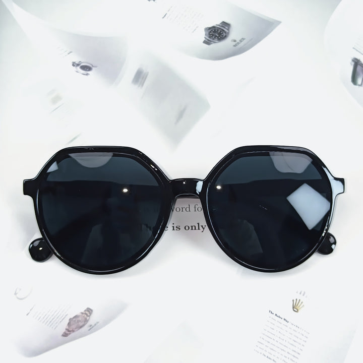 Dame Geometrisk solbrille med ekstravagant aksent Skanto
