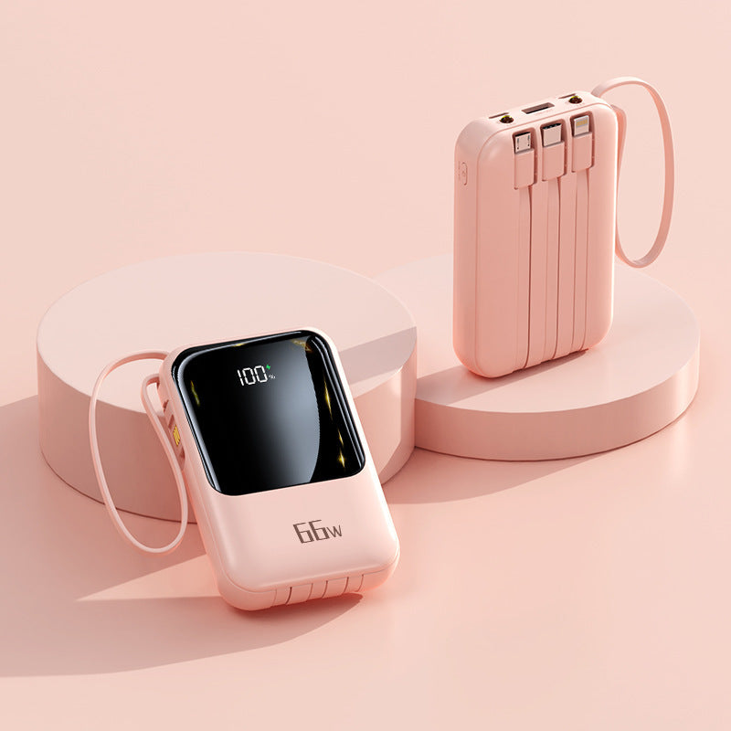 Bærbar Powerbank med hurtigladefunksjon og digital skjerm Skanto
