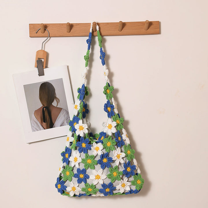 Heklet blomsterpose Skanto