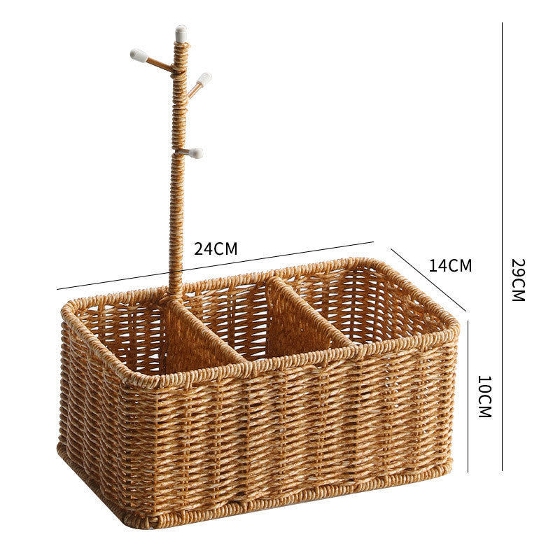Unisex Allsidig Oppbevaringskurv med Krok Skanto