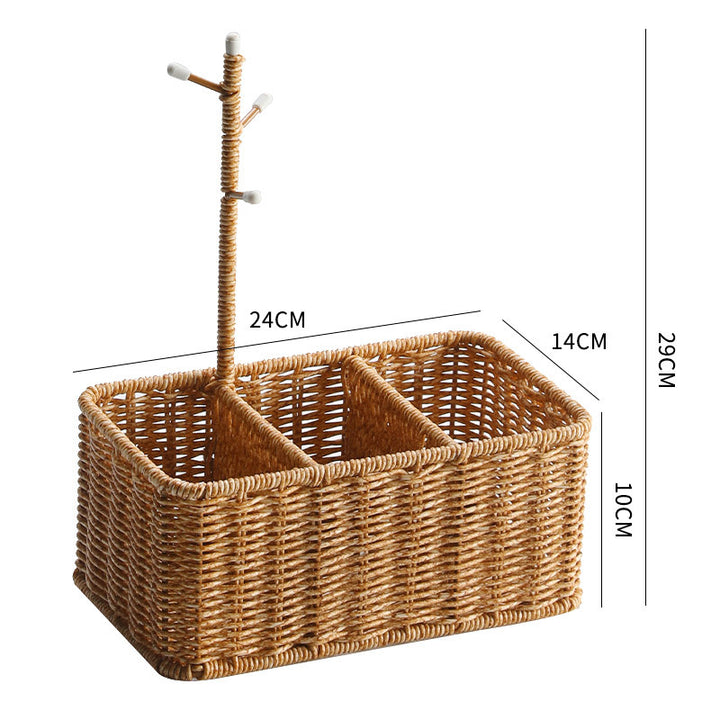 Unisex Allsidig Oppbevaringskurv med Krok Skanto