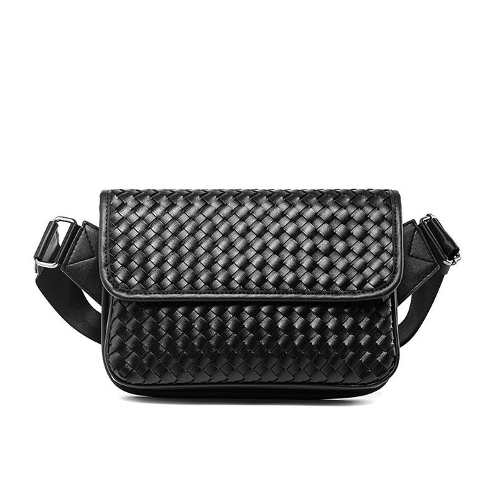 Elegant skulderveske med flettet design Skanto