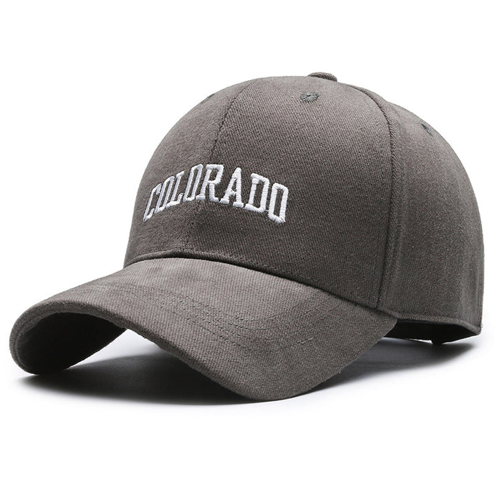 Menn's Casual Brodert Caps Skanto
