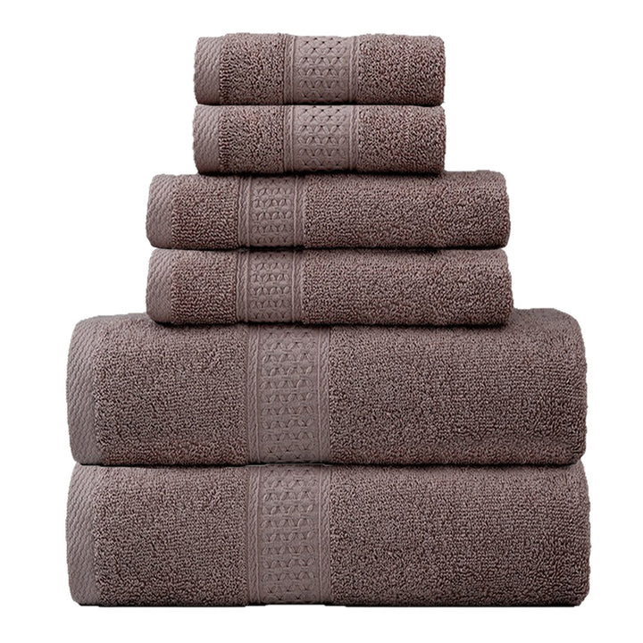 Frottee Håndkle-Set Med Elegant Bånd