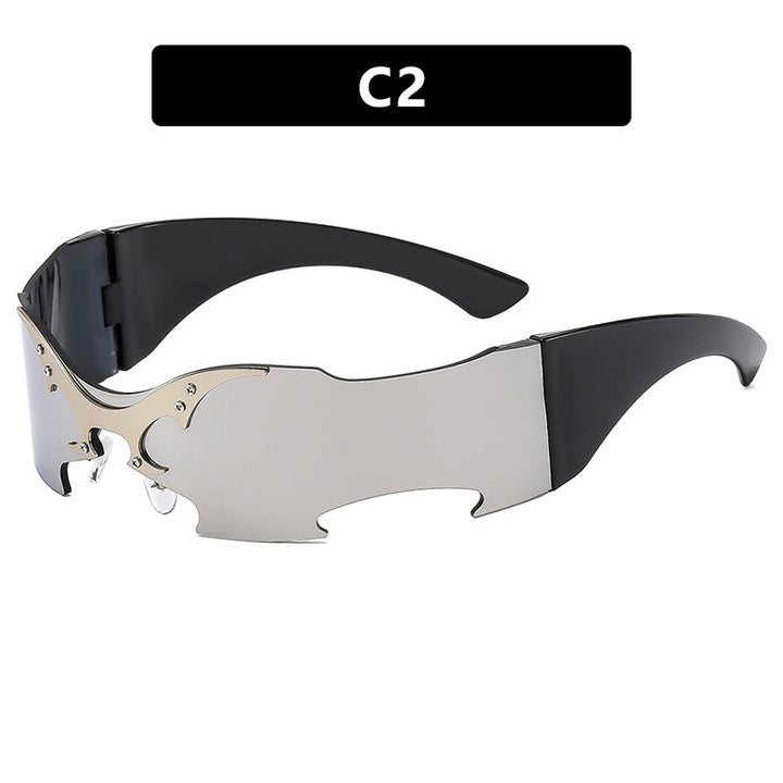 Dame futuristisk sportssolbrille Skanto