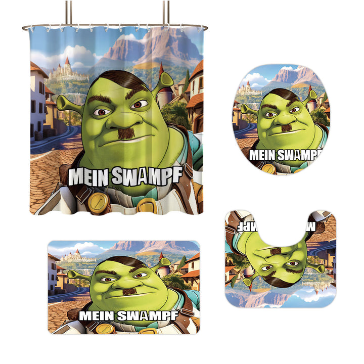 Cartoon Character Baderom Dekor Sett Skanto