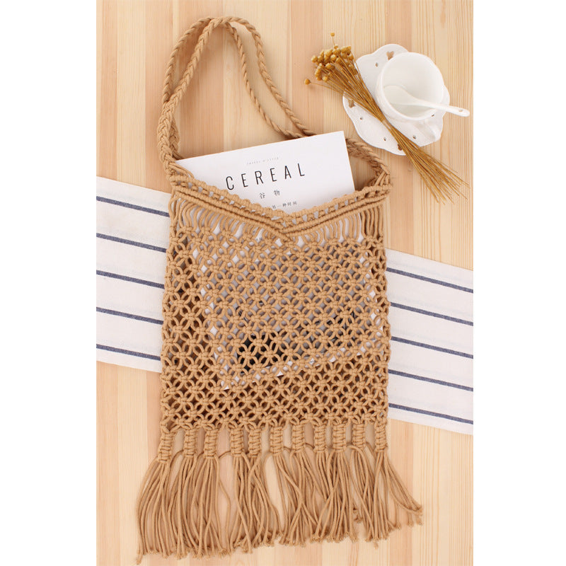 Allsidig Makramee Tote Bag Skanto