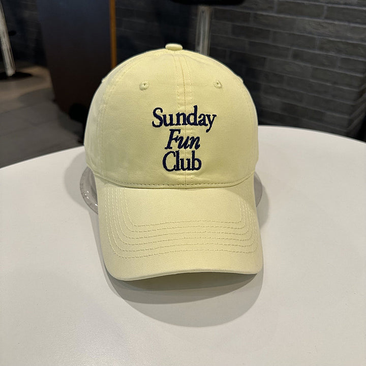Unisex Brodert Bomull Baseball Caps Skanto