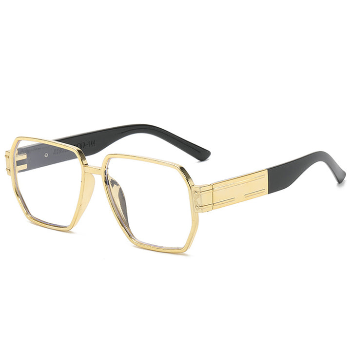 Dame moderne Oversized-solbriller med asymmetrisk ramme Skanto