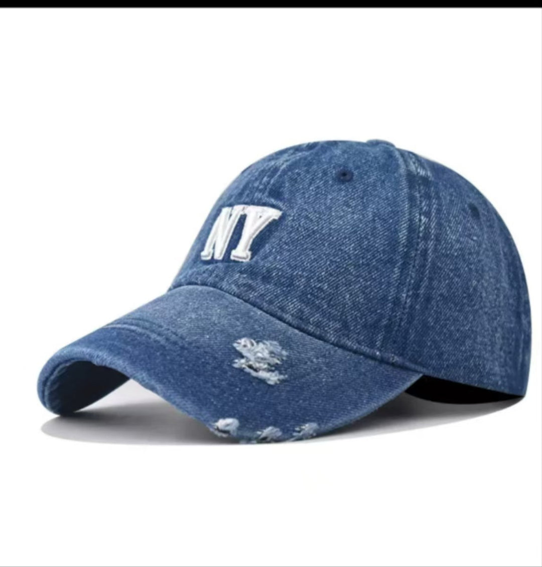 Kvinne Slitt Denim Baseballcaps Skanto 1784188163