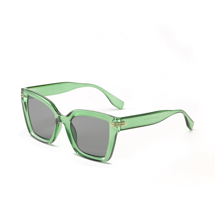 Damer trendy kvadratisk solbrille med elegant ramme Skanto
