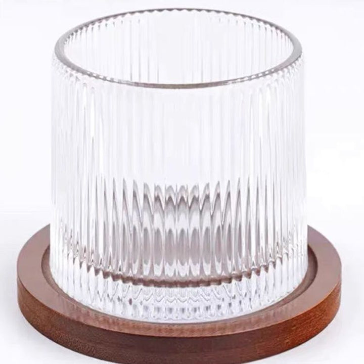 Dame edel drikkekopp laget av klart glass Skanto