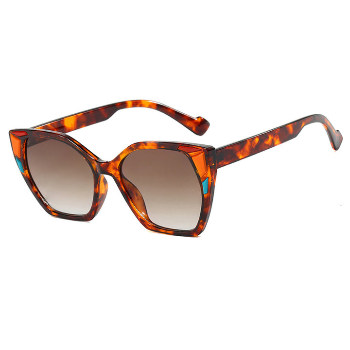 Dame moteriktig geometrisk designerbrille Skanto