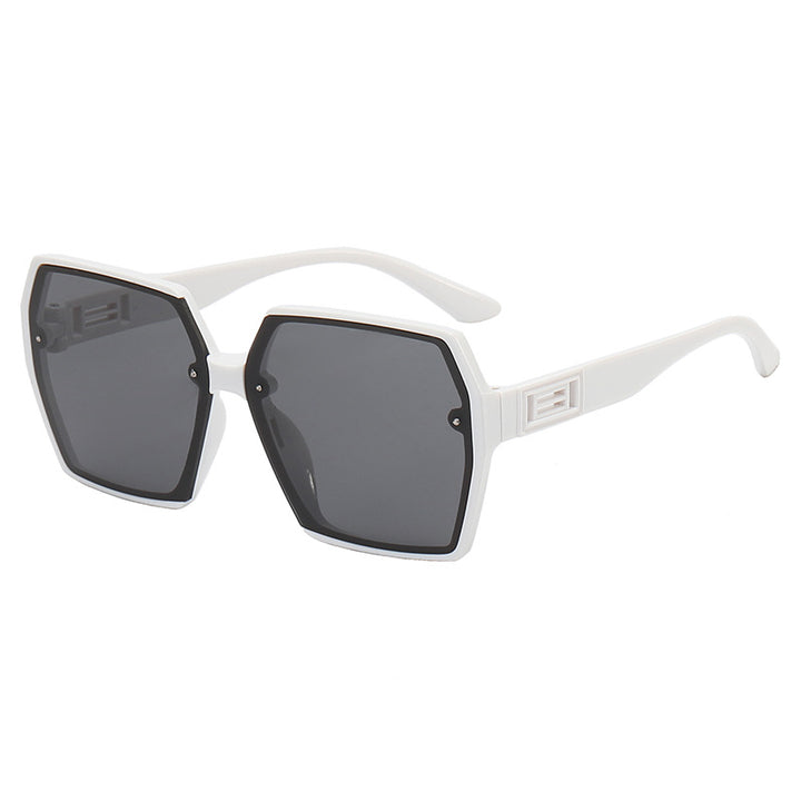 Damer Geometrisk Oversized Solbrille med moderne ramme Skanto