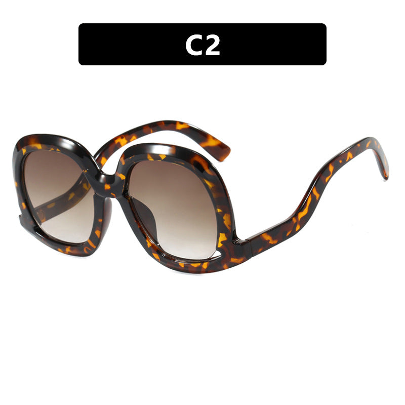 Dame oversized solbrille med moderne design Skanto