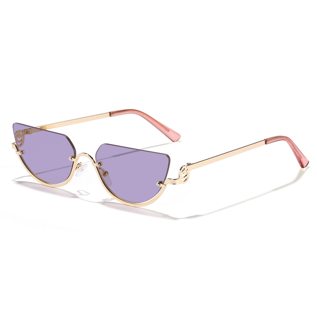 Dame Design-solbriller med innovativ Cat-Eye-ramme Skanto
