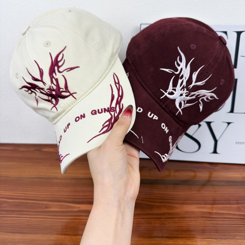 Herre Brodert Grafisk Baseball Caps Skanto