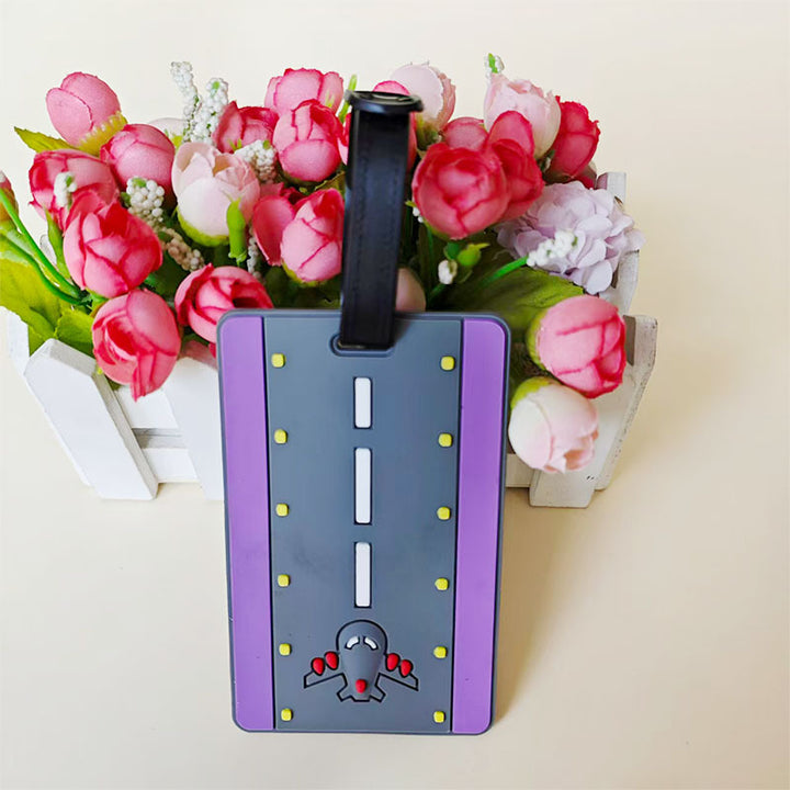 Unisex Bagasjetag med fargerik prikkedesign Skanto