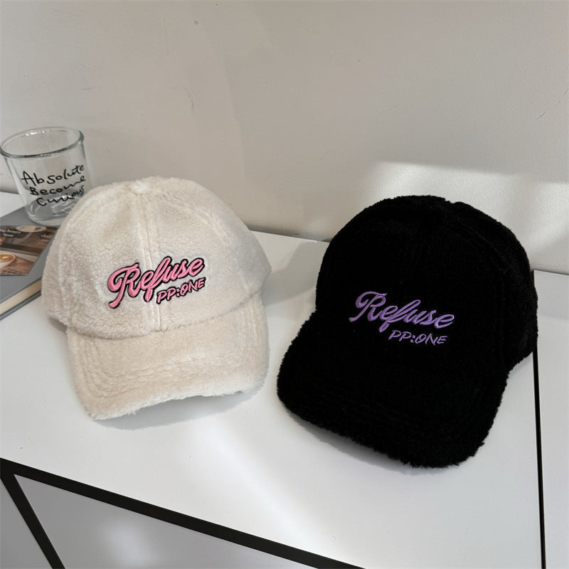 Kvinnenes Fuzzy Teksturerte Baseball Cap Skanto