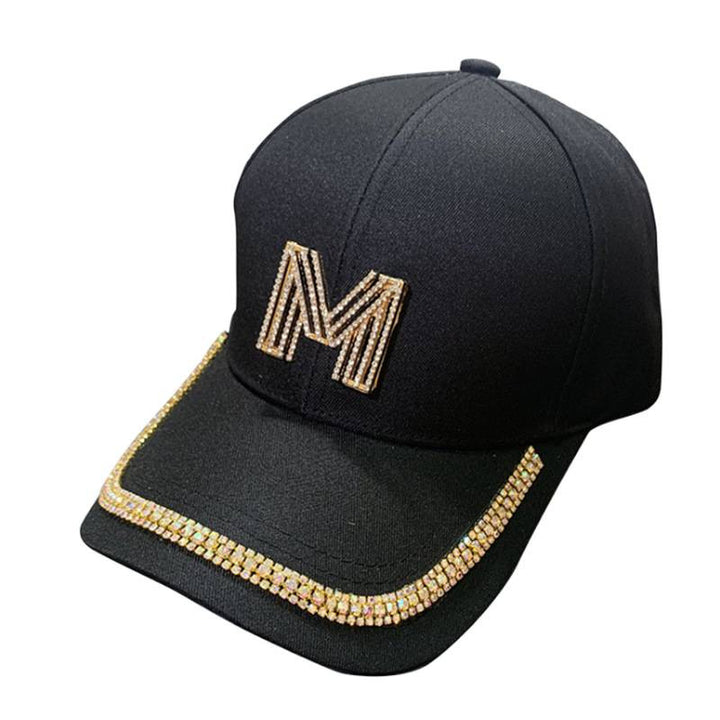 Kvinne Glitrende Pyntet Baseballcaps Skanto